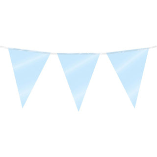 Línea de bandera de fiesta azul bebé