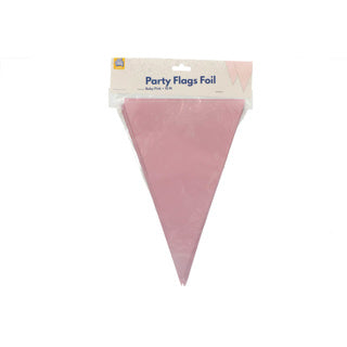 Linea di bandiera della festa baby rosa