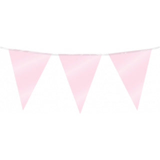 Linea di bandiera della festa baby rosa