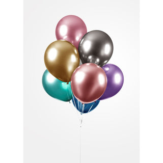 Palloncini cromati Assorti 10 pezzi 30 cm