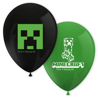 Palloncini in lattice Minecraft 8 pezzi | 2 pezzi