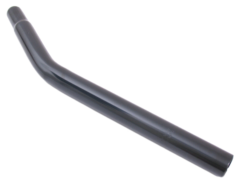 Zadelpen freestyle ø25,4 mm 360 mm gebogen staal - zwart
