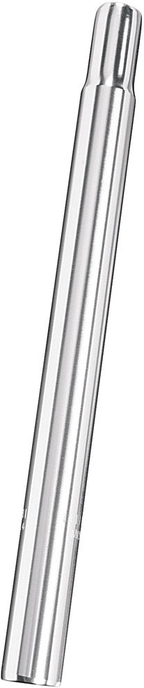 Zadelpen kaars ø27,2mm 300mm aluminium - zilver