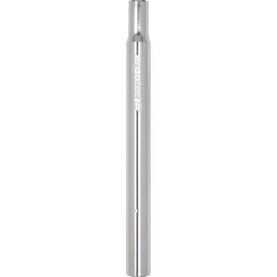 Zadelpen kaars Ergotec Candle ø27.2mm x 300mm CNC aluminium - zilver