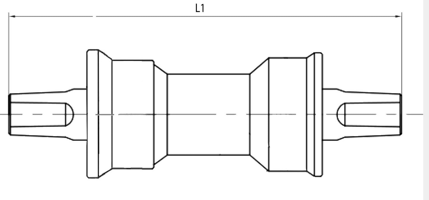 Mondaggio M-Wave M-Wave Repair Bottom Staffa 122,5 mm in acciaio