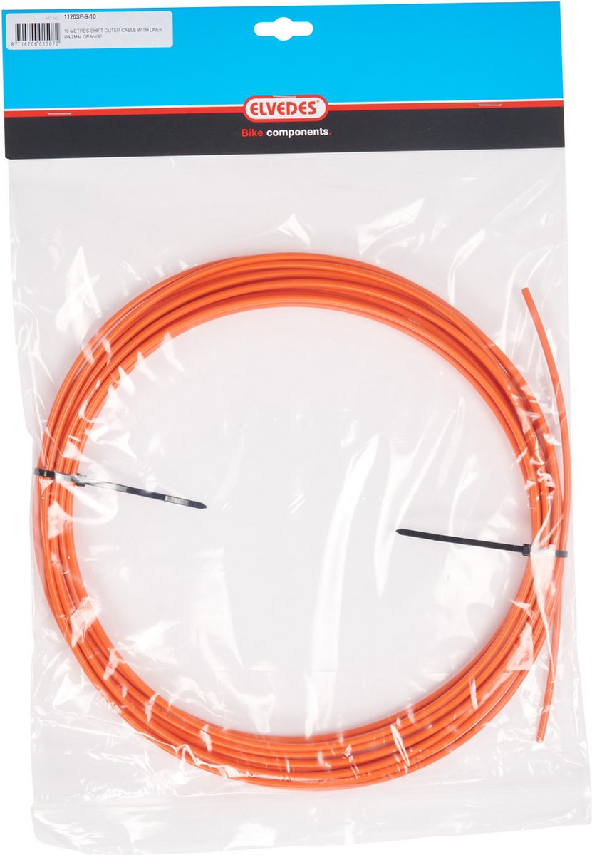 Elvedes REM COULDER Cable 5 mm (10m) Oranje Liner 1125tef-9-10