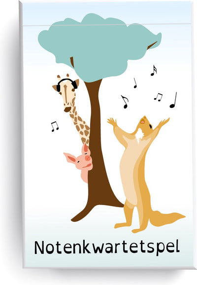 Juego de música Uitgeverij de Graaff: cuarteto de notas