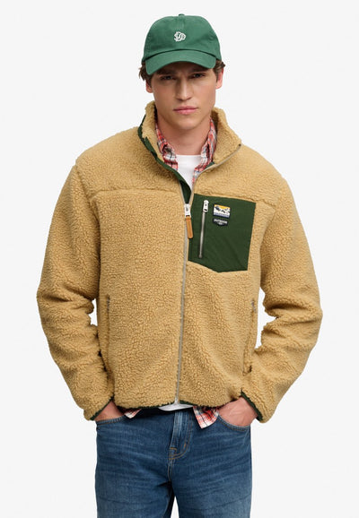 Superdry - mountain full zip fleece - men - hoodies