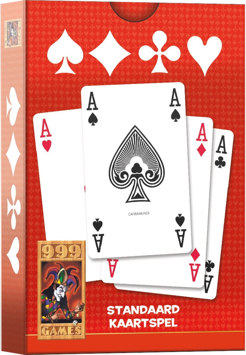 999games 999 giochi - gioco di carte - rosso standard