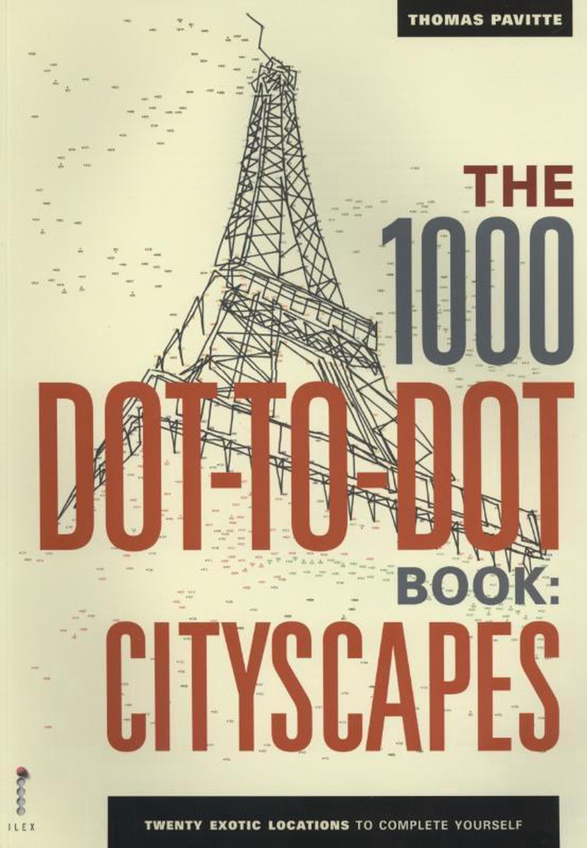 Sin marca sin marca, el libro de 1000 puntos. paisajes urbanos