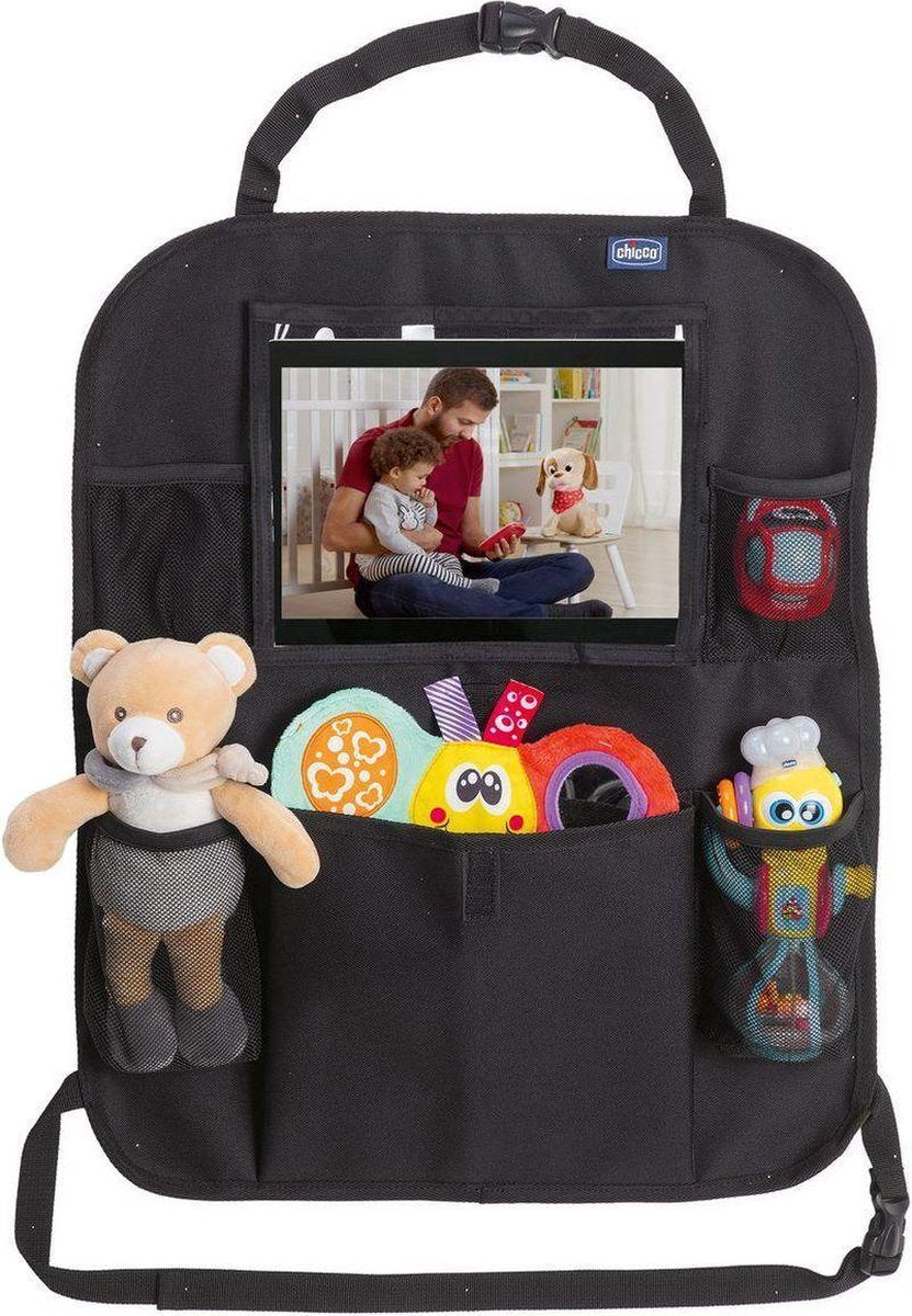 Chicco zwart autostoel organizer met tablethouder c0607988695
