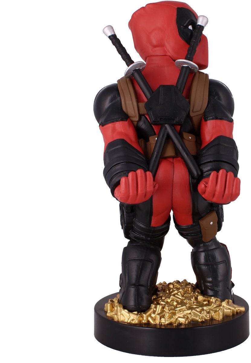 Cableguys deadpool - bringing up the rear - figurine standaard voor telefoon | controller | oplaadcase (cable guys original)