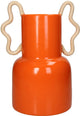 Hd collection vaas aardewerk oranje 21,6x16,8x28,8cm