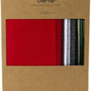 Creativ company hobbyvilt a4 dikte 2mm kerst kleuren - 10st.