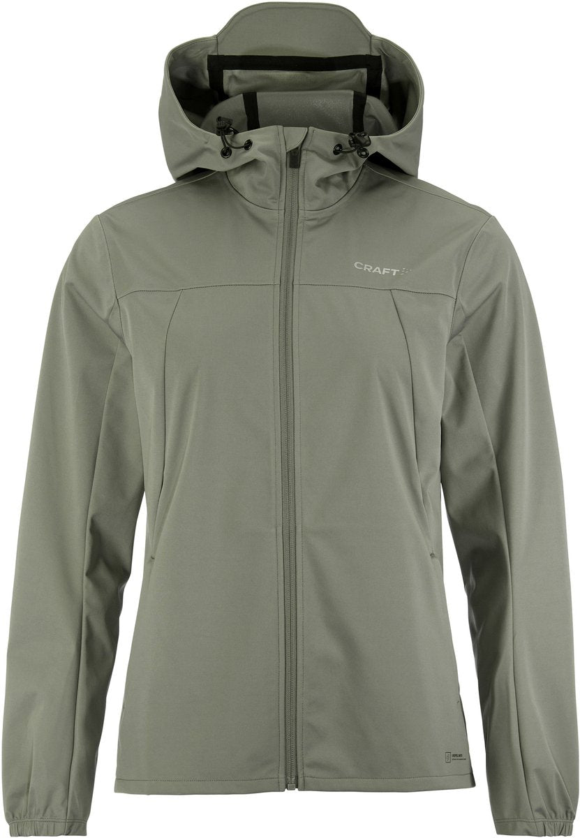 Craft adv essence hydro jacket w dames sportvest - leaf