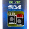 Set di illuminazione IKZI Strisce LED Nero