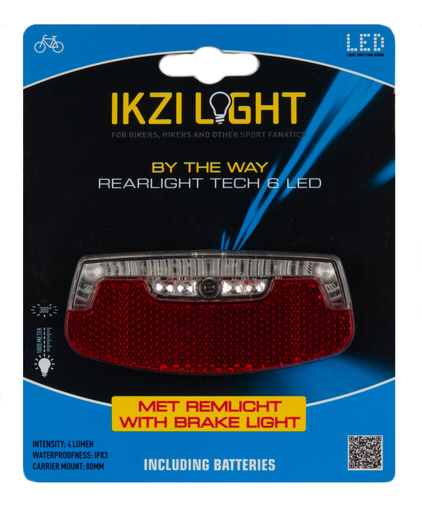 Ikzi Taillight 6-Led Car + Brake Light por la forma en que la batería