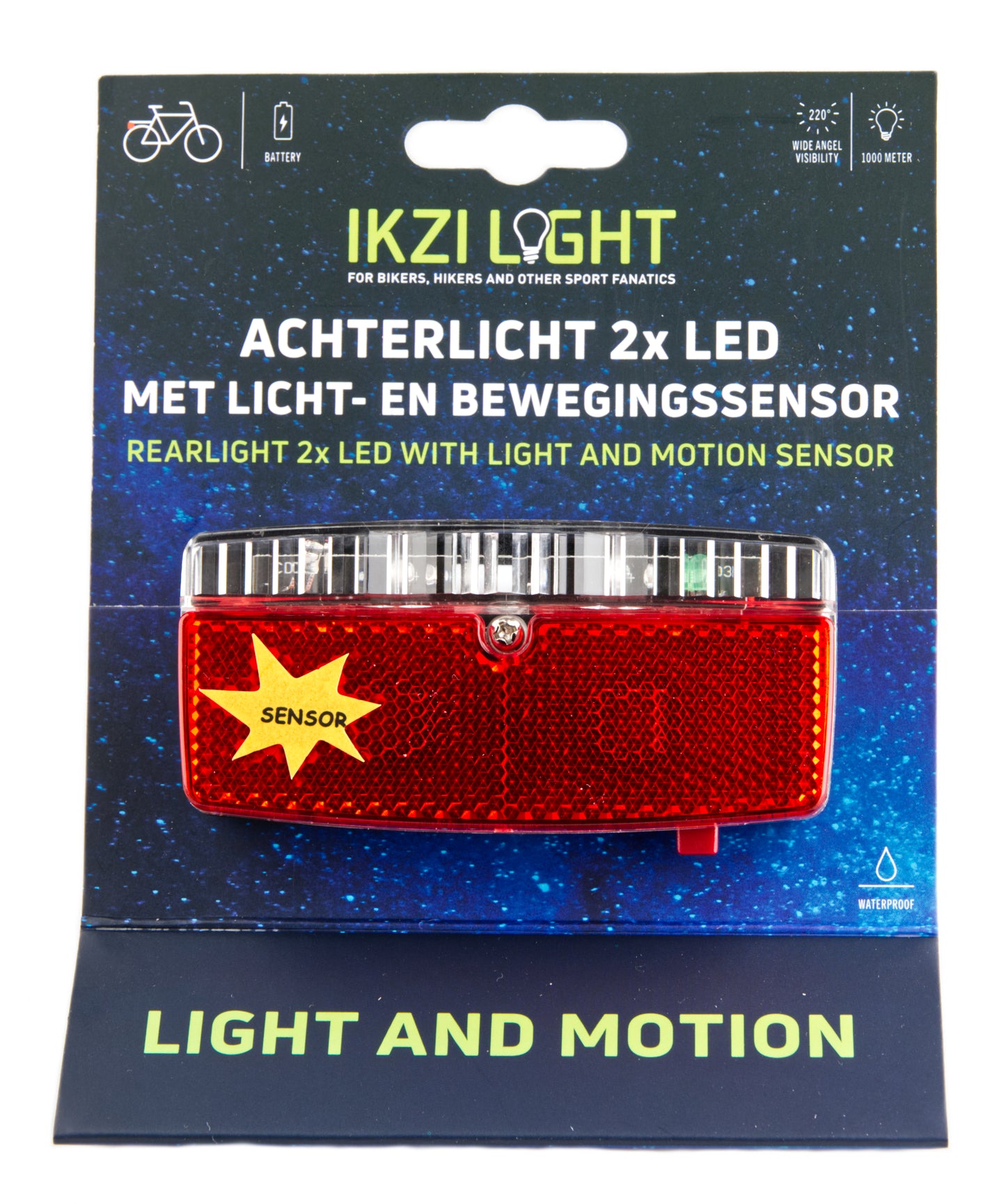 IKZI-Light Luce posteriore a LED 80 portante 2xSensore LED 1440555