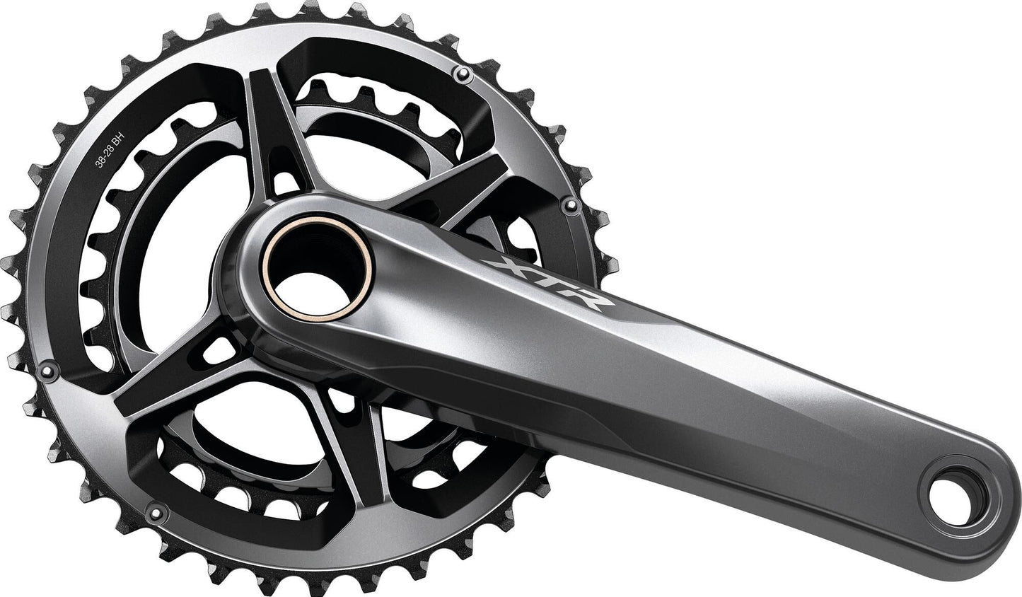 Shimano kettenradgarnitur xtr fc-m91002 crankset shi.xtr fcm91002 28 38t.175mm ht2 12sp