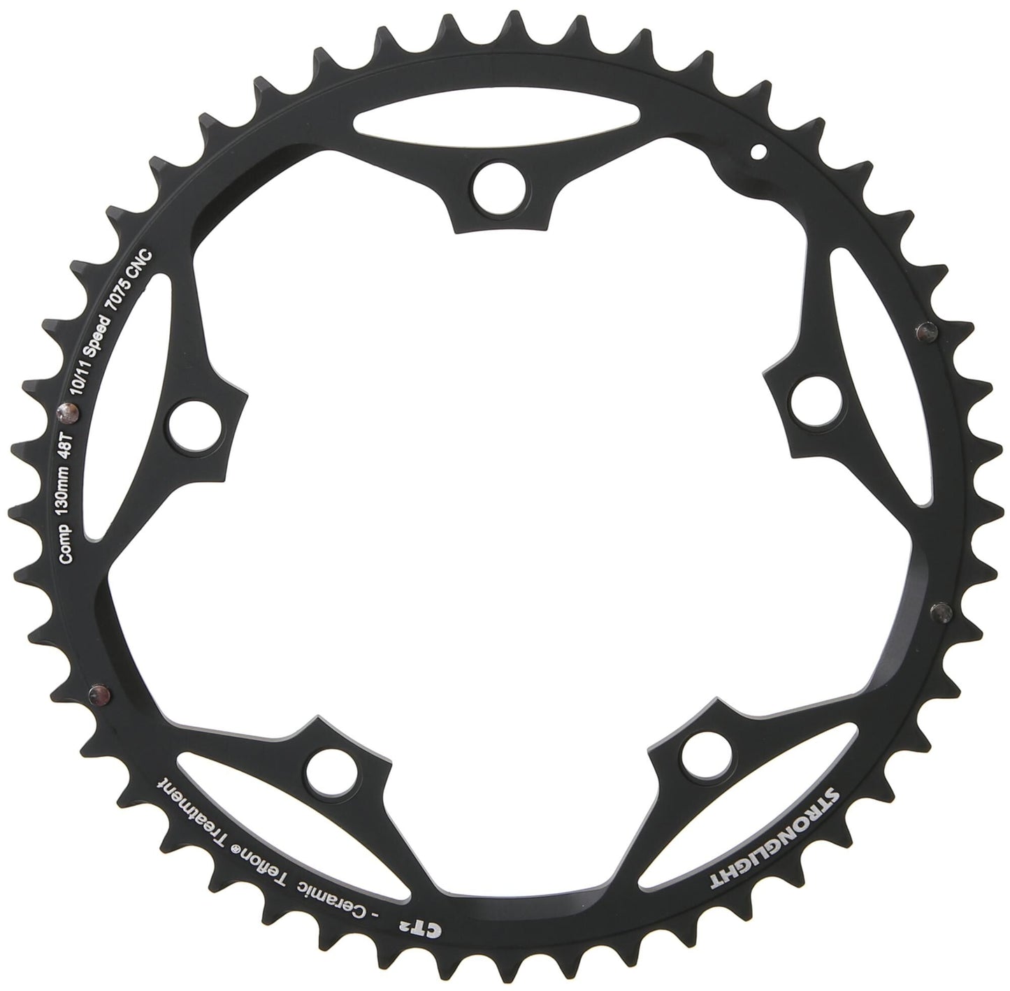 Stronglight kettingblad ct2 chain ring strongl.ct2 48t alu cer.teflon coat.