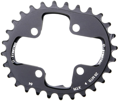 Anello a catena O.Simetric 28t ALU NERO