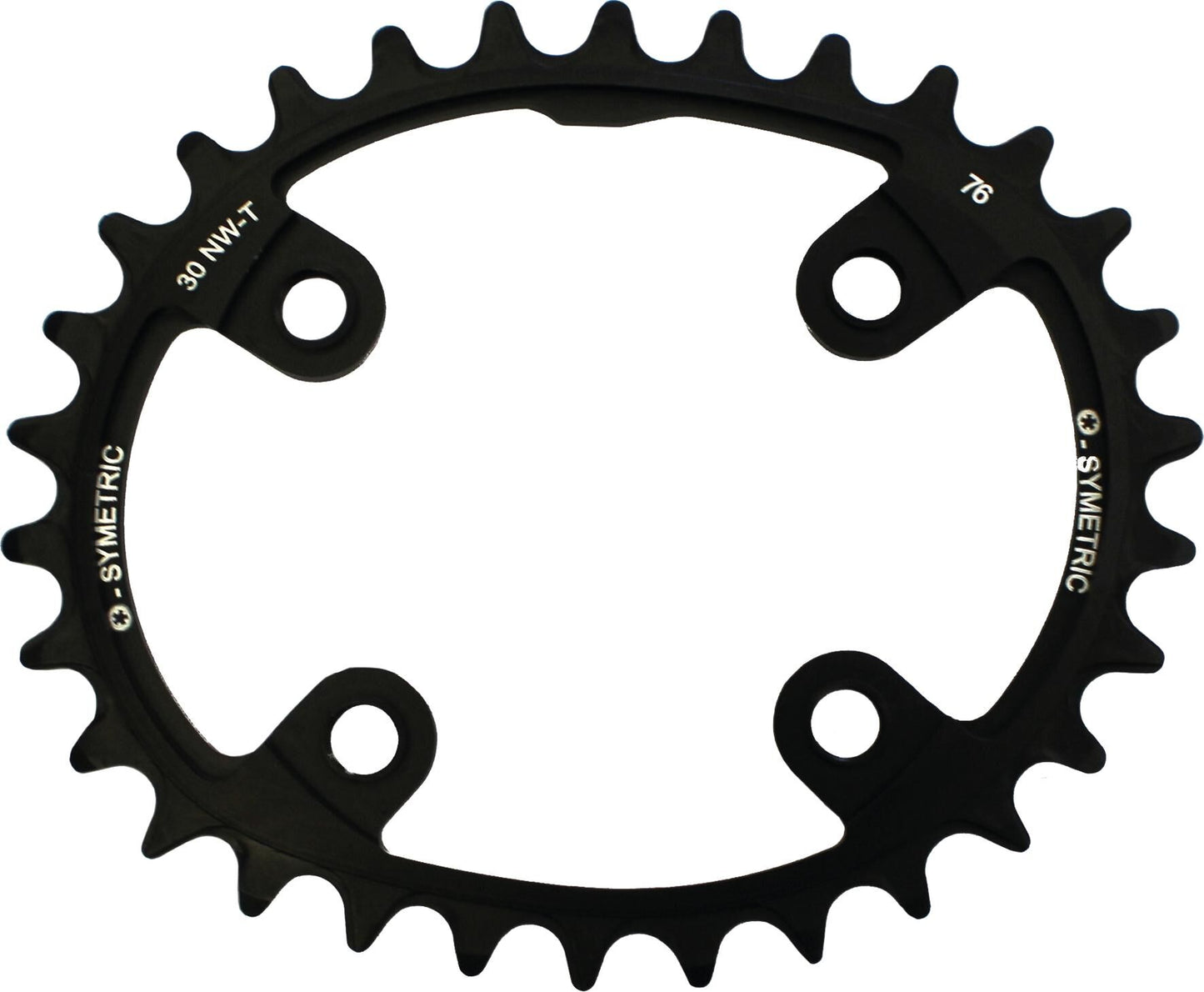 Anello a catena O.Simetric 32t ALU NERO