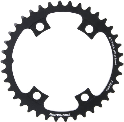 Stronglight kettenblatt chain ring strongl. 38t inner alu black