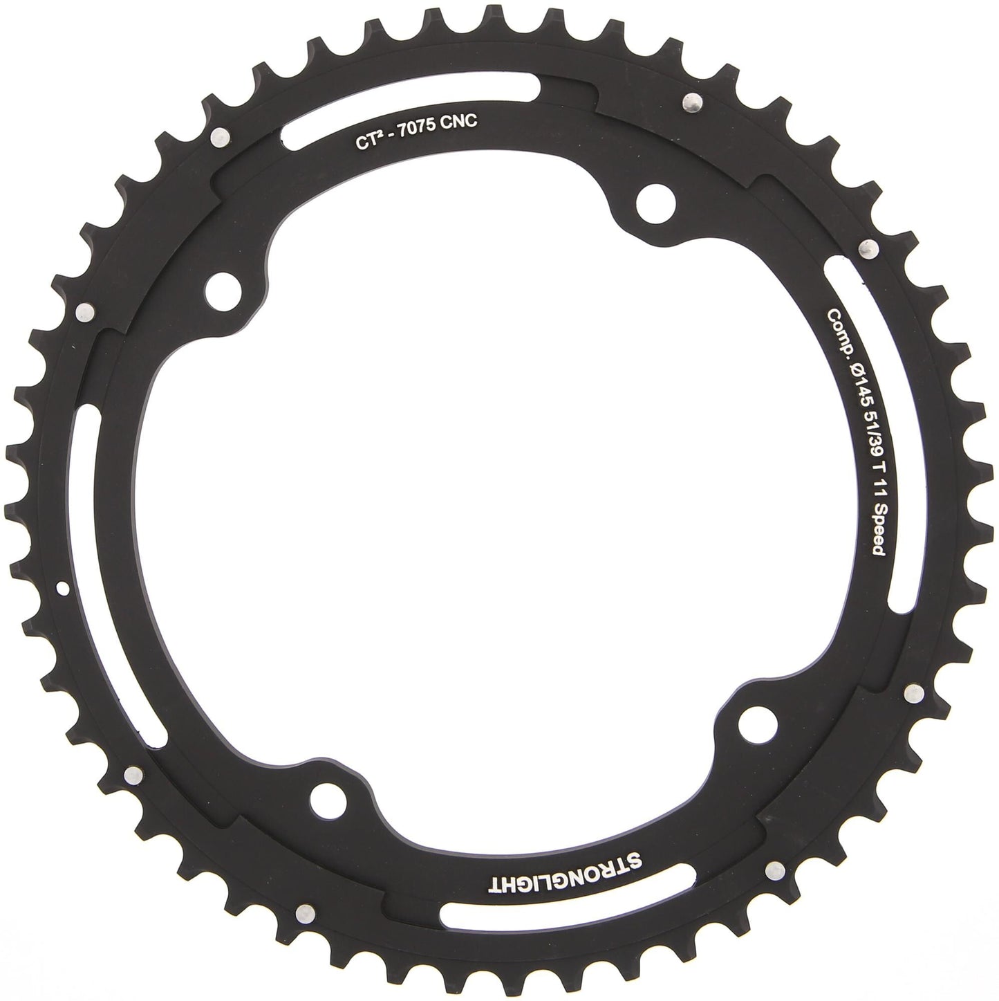 Anello a catena forte. CT2 51t esterno cer.-tefl.coat.