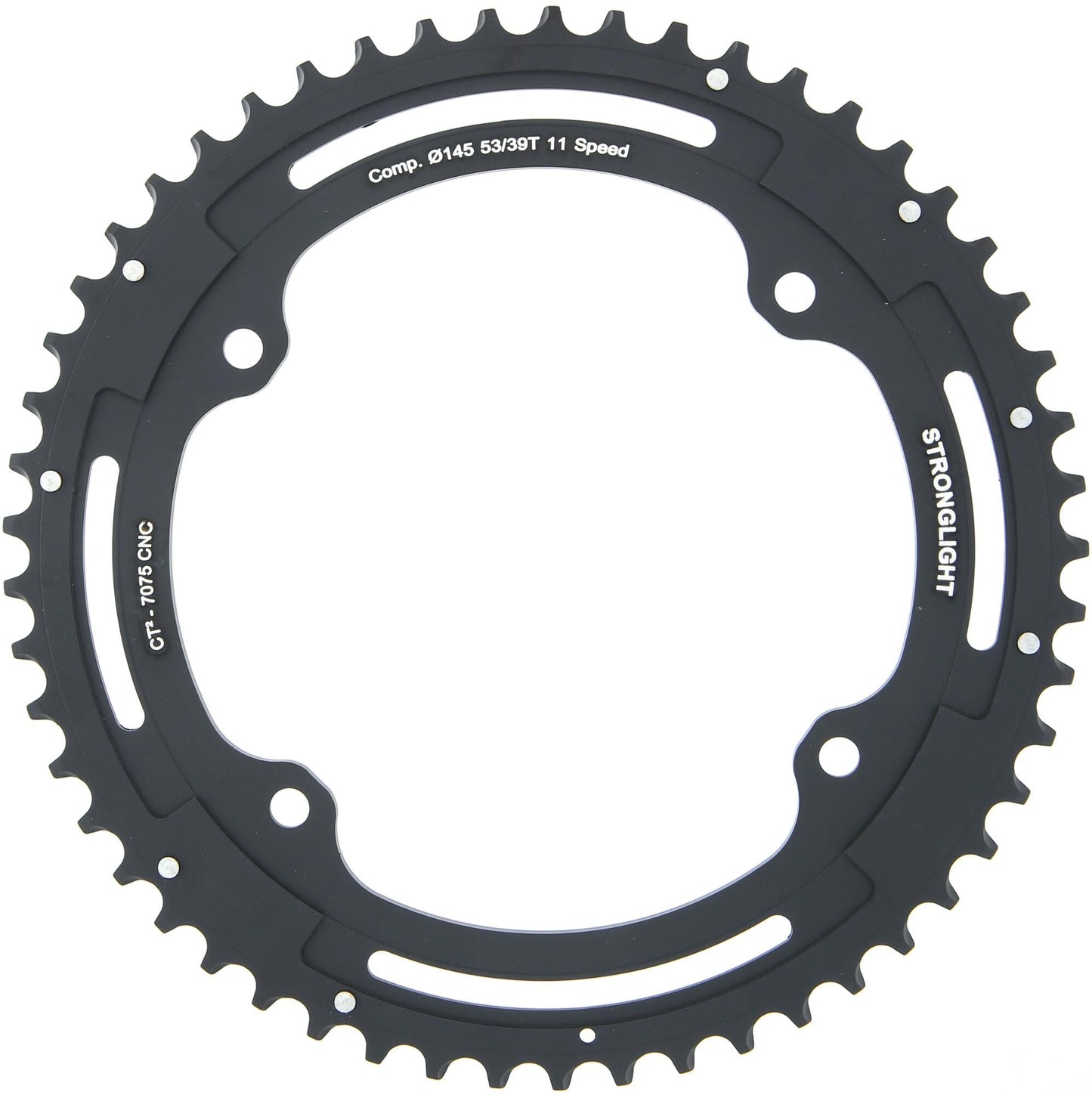 Anello a catena forte. CT2 53t esterno cer.-tefl.coat.