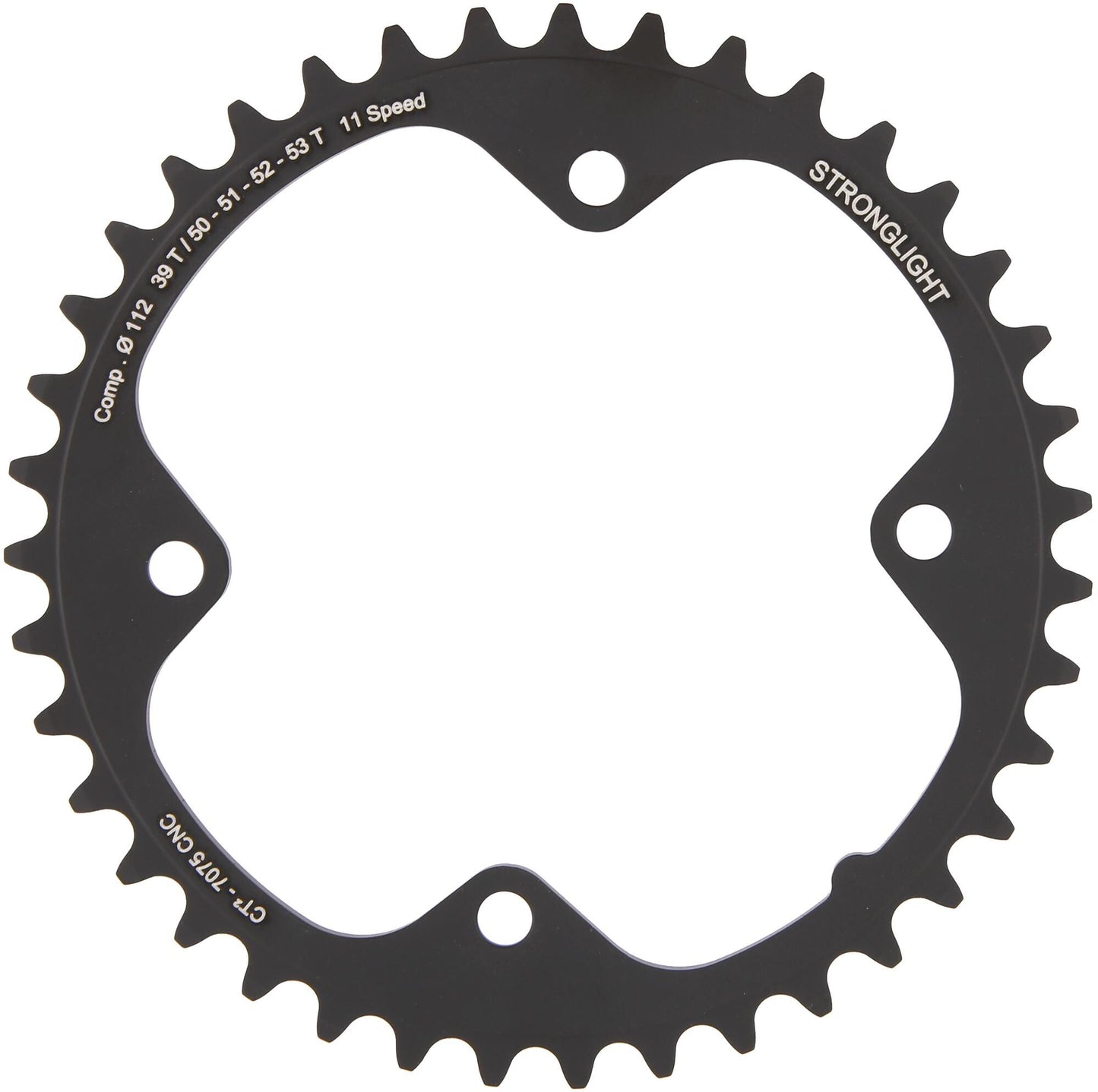 Anello a catena forte. CT2 39t interno cer.-tefl.coat.
