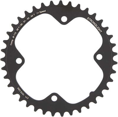 Stronglight kettenblatt ct2 chain ring strongl. ct2 39t inner cer.-tefl.coat.