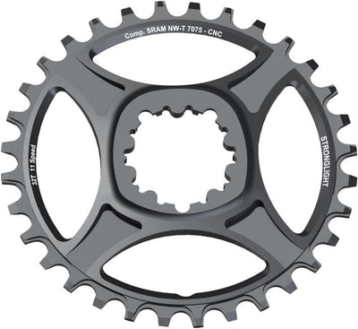 Stronglight kettenblatt ht3 chain ring strongl.ht3 32t inner alu black