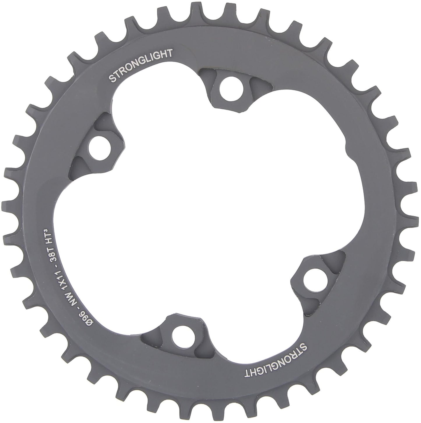Stronglight kettingblad ht3 chain ring strongl. ht3 38t alu black