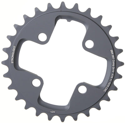 Stronglight kettenblatt ht3 chain ring strongl. ht3 28t inner alu black