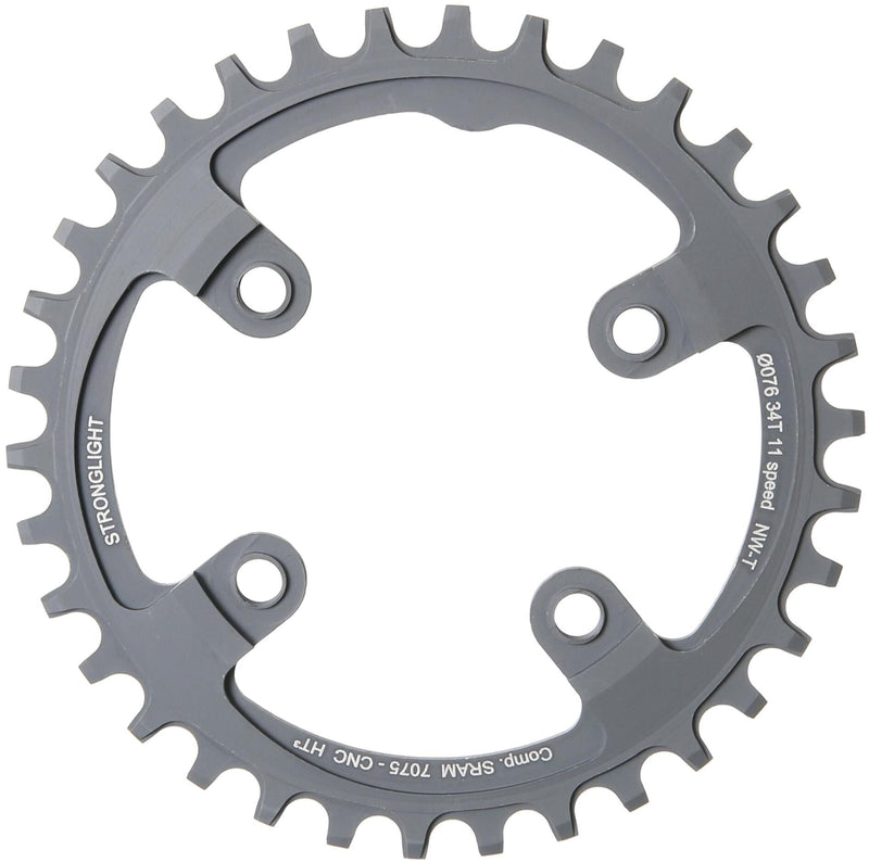 Anello a catena forte. Ht3 34t interno alu nero
