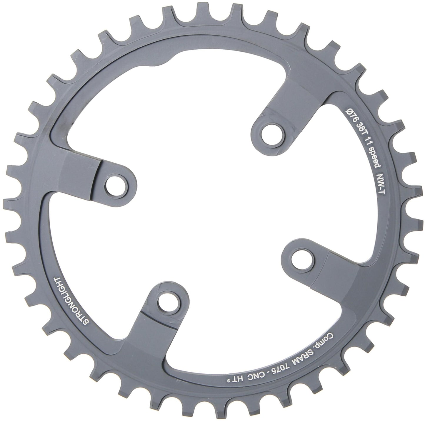 Anello a catena forte. Ht3 38t interiore alu nero