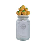 Decoris voorraadpot citroen van glas en aardewerk dia11x27cm - afbeelding 1