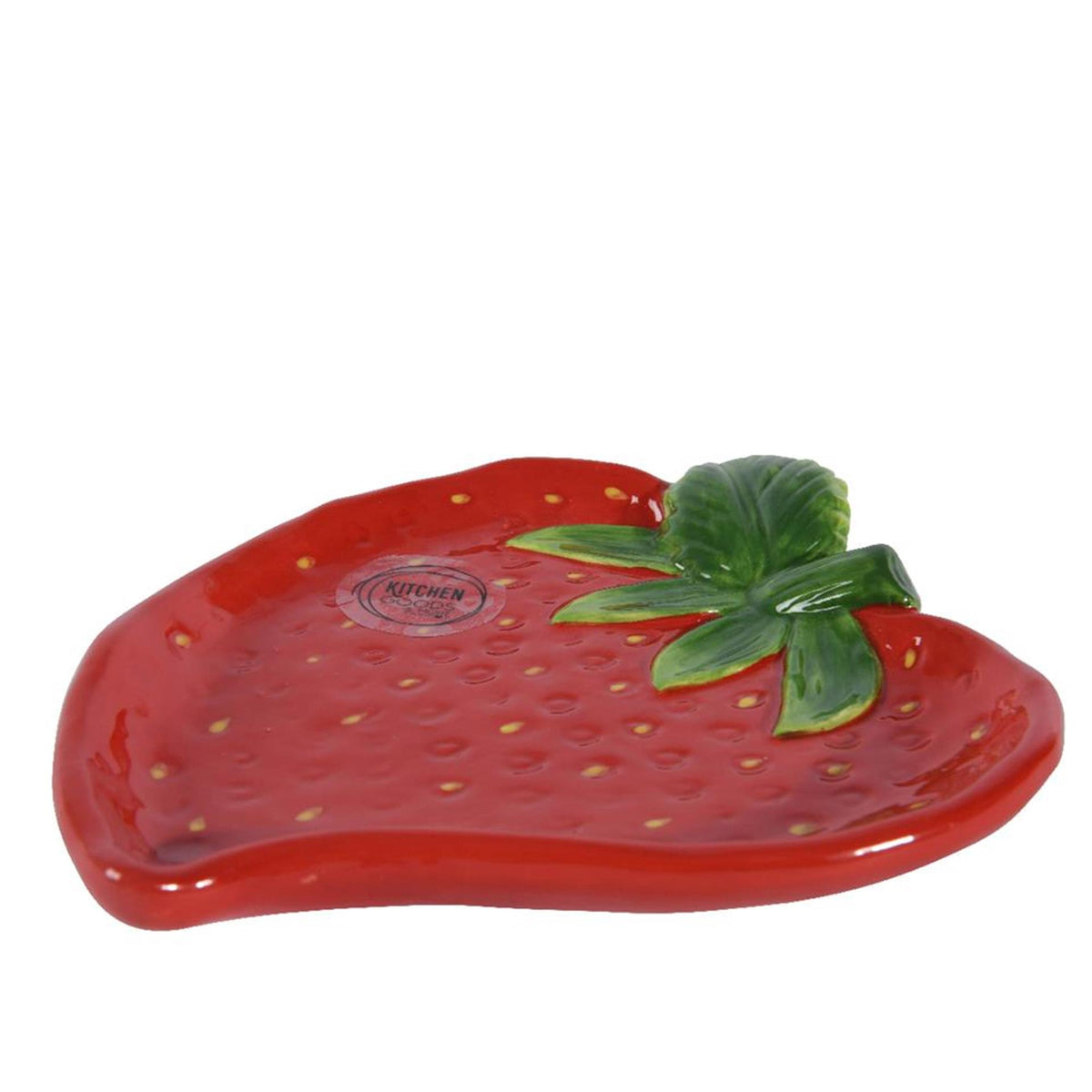 Decoris cake plate strawberry 17x14.5x3cm