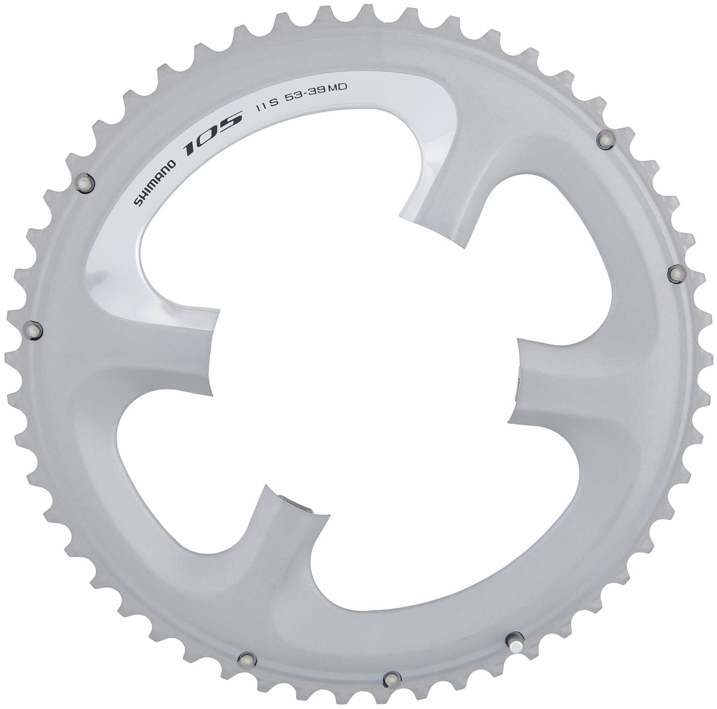 Shimano kettingblad 105 11v 53t y1ph98140 fc-5800 zilver