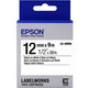 Label tape epson lk-4wbn black on white