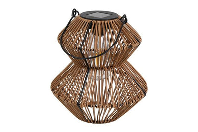 Lanterna solare Countryfield marrone h23cm