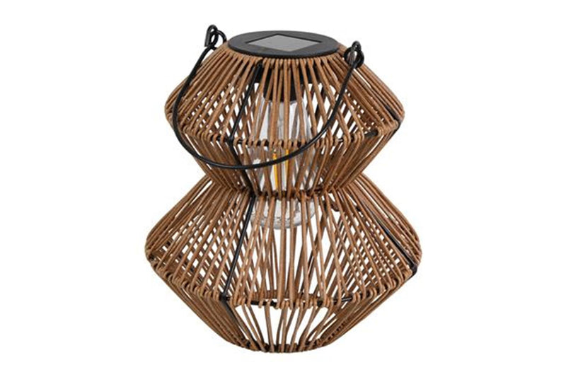 Farol solar Countryfield marrón h23cm