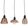 Countryfield led hanglamp bruin h16cm