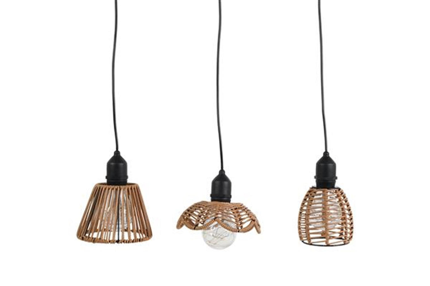 Countryfield led hanglamp bruin h16cm