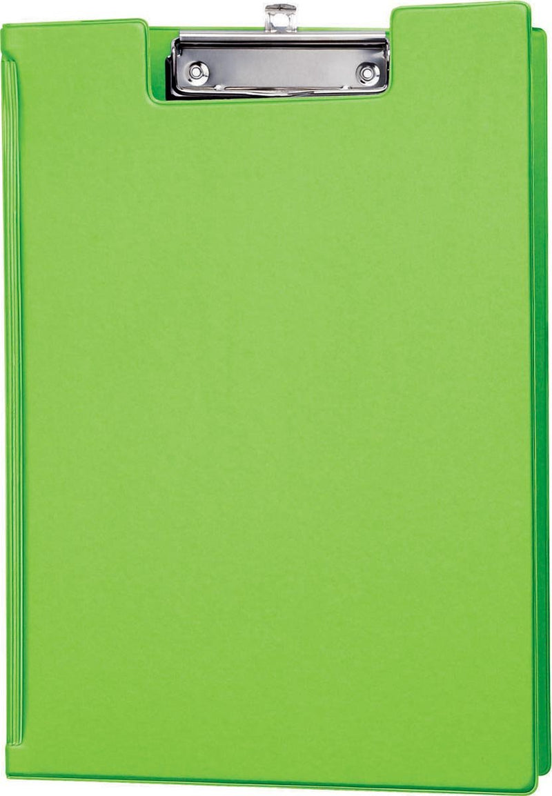 Carpeta portapapeles Maul con inserto interior A4 vertical verde neón
