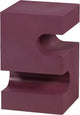Woood jessa bijzettafel - metaal - paars bruin - 48x30x30