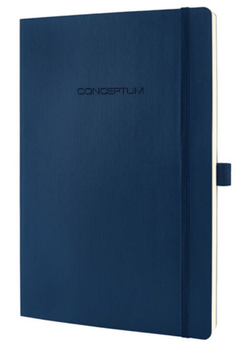 Sigel - quaderno - conceptum pure - a4 - copertina morbida - blu - 194 pagine - 80 grammi - linea - si-co317