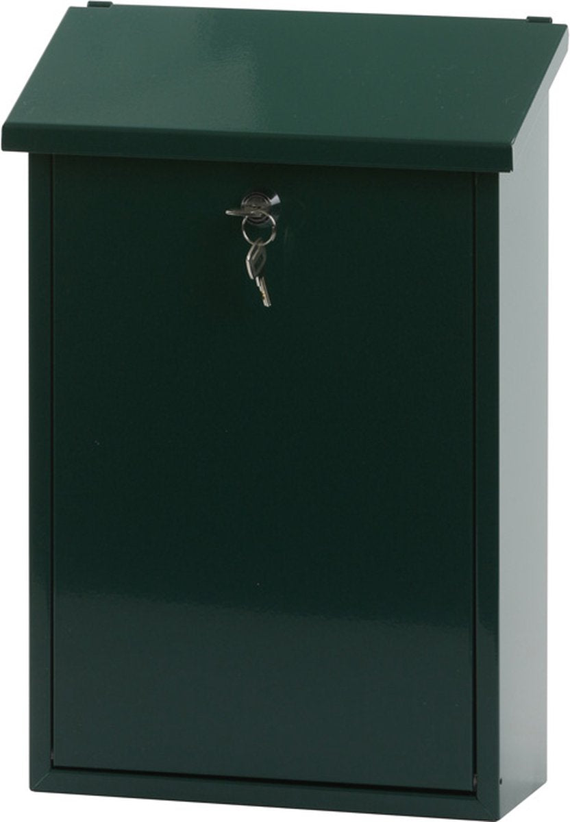 V-part - wandbrievenbus toledon - galvanized steel powder coated - groen - brievenbus