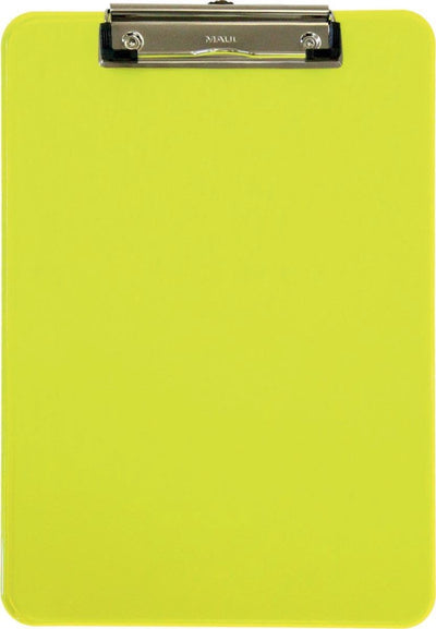 Portablocco Maul formato A4 giallo fluo trasparente