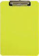 Maul clipboard a4 transparent neon yellow